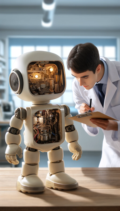 AI and machine learning illustration